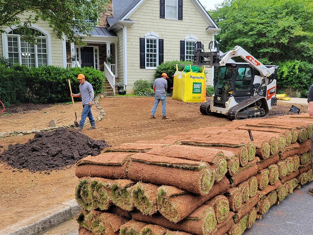 New Construction Sod Installation in Dallas